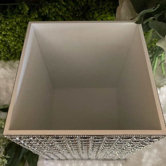 🎉SOLD🎉BELLA LUX Full Rhinestone Crystal Luxury Wastebasket Trash Can~Rare HTF - Picture 5 of 8
